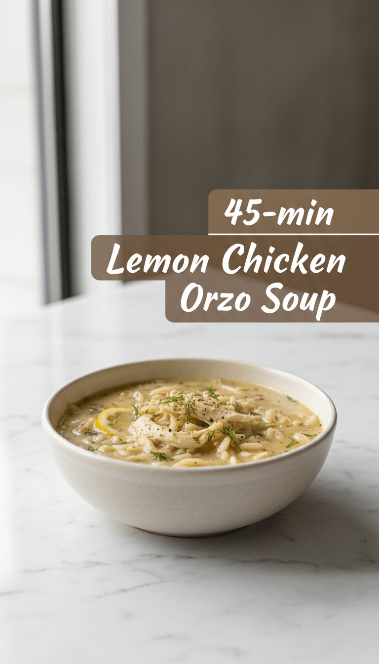 Chicken Orzo Soup Recipe
