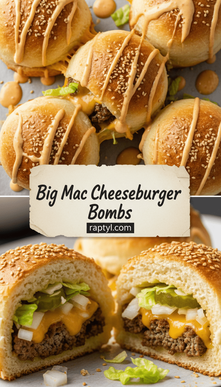 Cheese burger Bombs