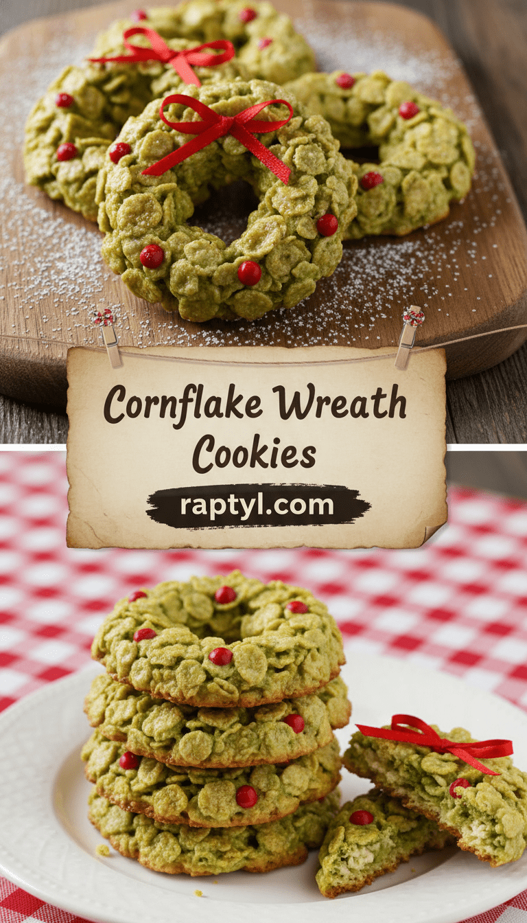 Cornflake Wreath Cookies