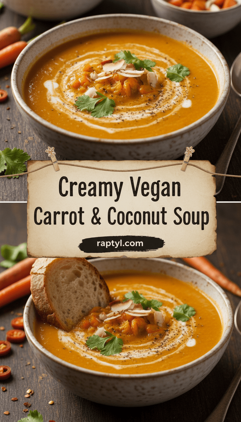 Carrot &7 Coconut Soup