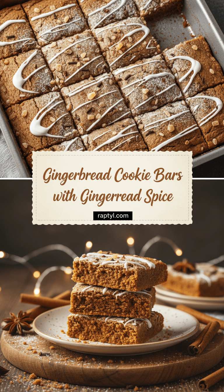 Ginger bread Cookie Bars