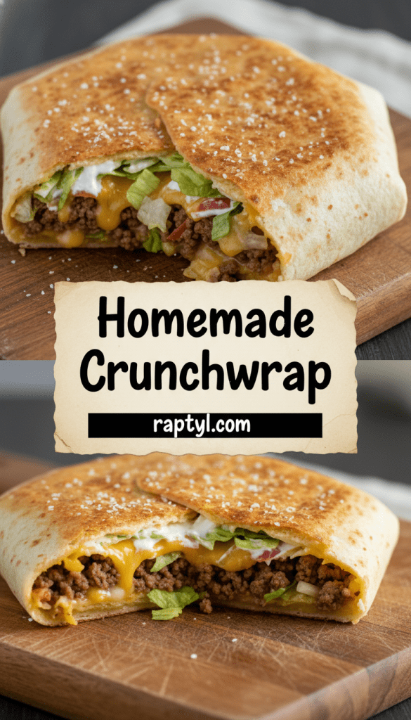 Homemade Crunchwrap – Crispy, Cheesy & Better Than Takeout