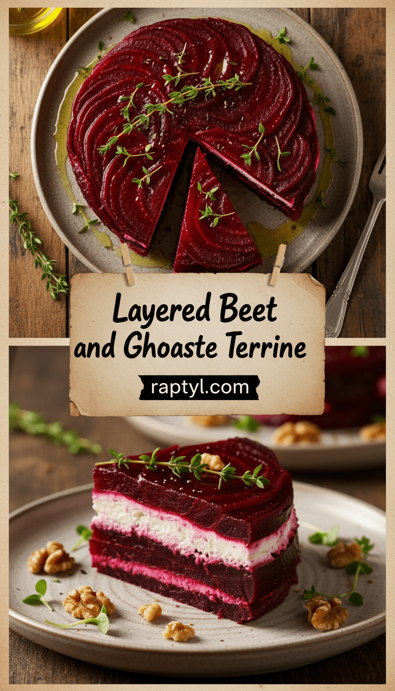Beet and Goat Cheese Terrine