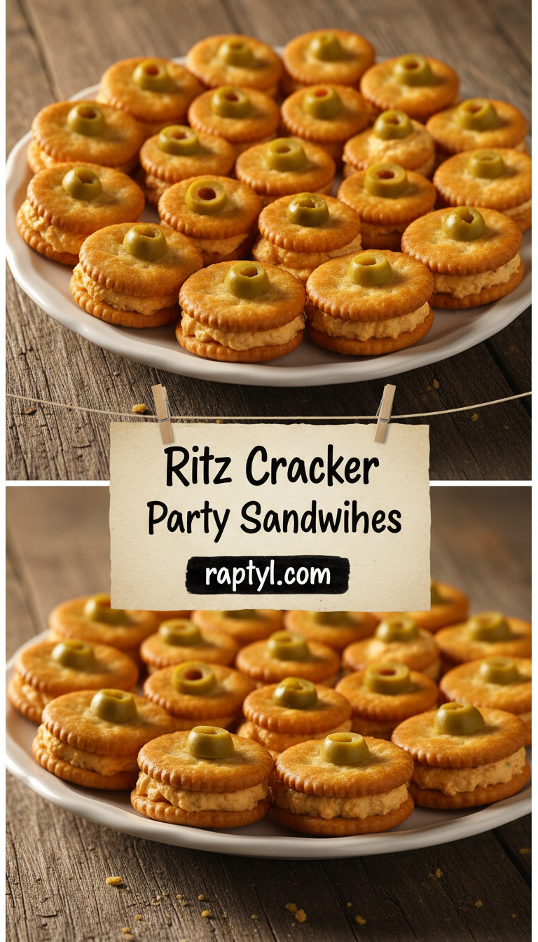 Ritz Cracker Sandwiches
