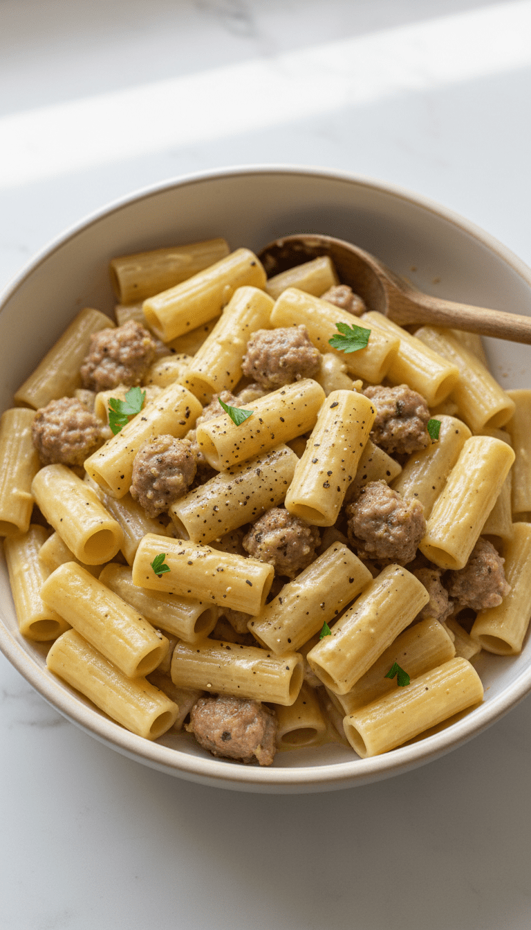 Sausages Pasta Recipe