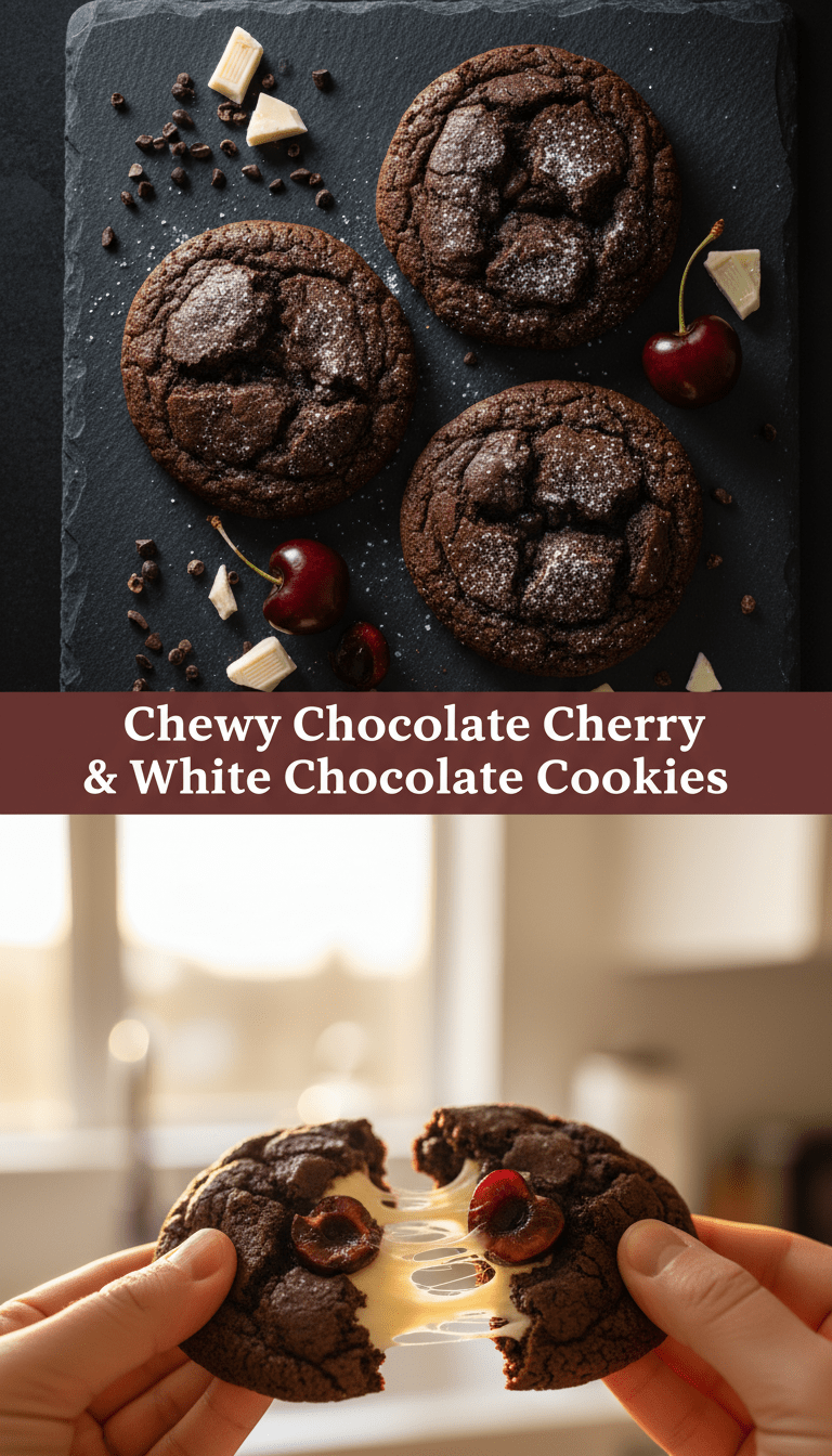 Cherry White Chocolate Cookies Recipe