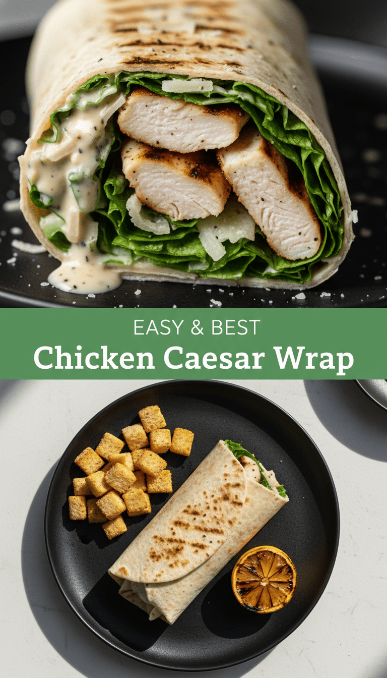 Chicken Caesar Wrap Recipe