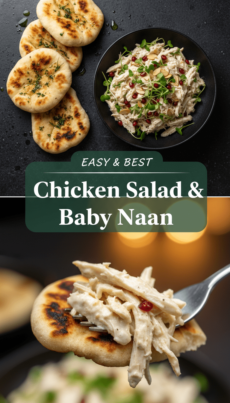 Salad & Baby Naan Recipe
