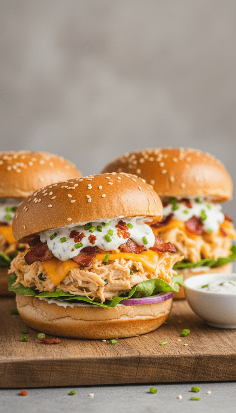Crack Chicken Burger Recipe