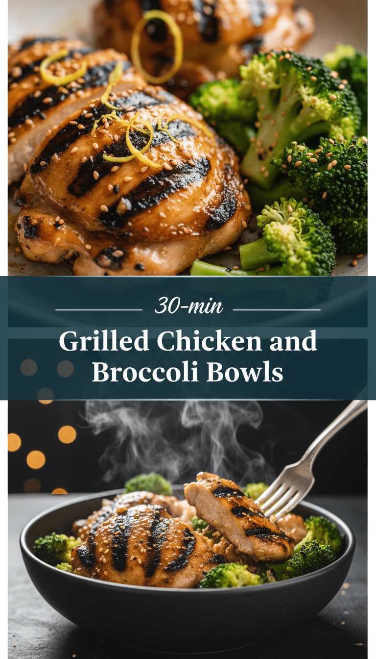 Grilled Chicken and Broccoli Recipe