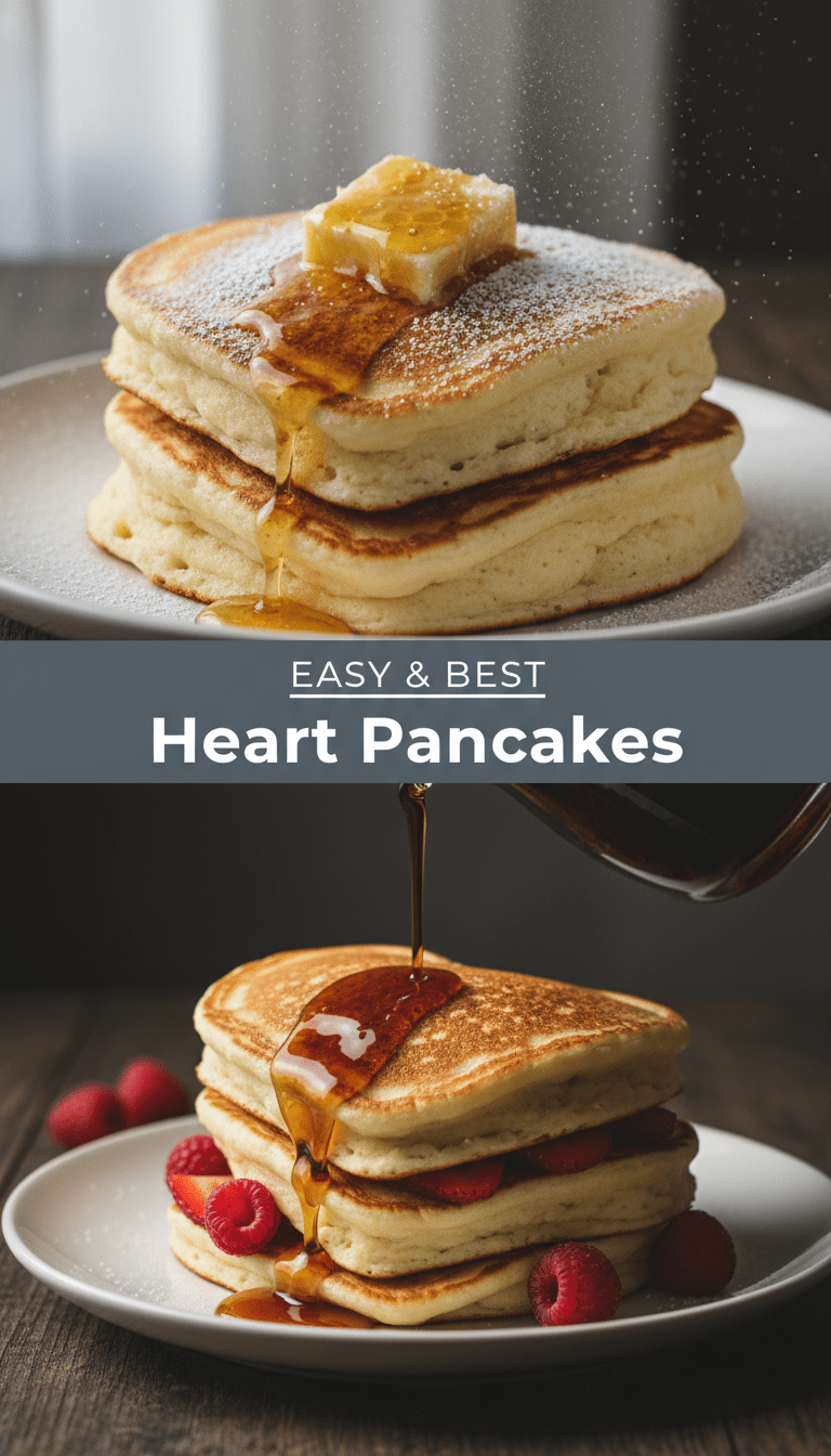 Heart Pancake Recipe