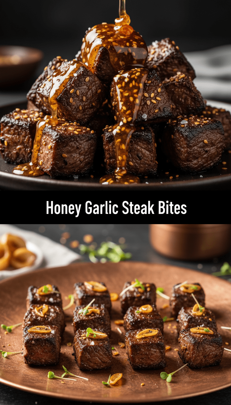 Garlic Steak Bites Recipe