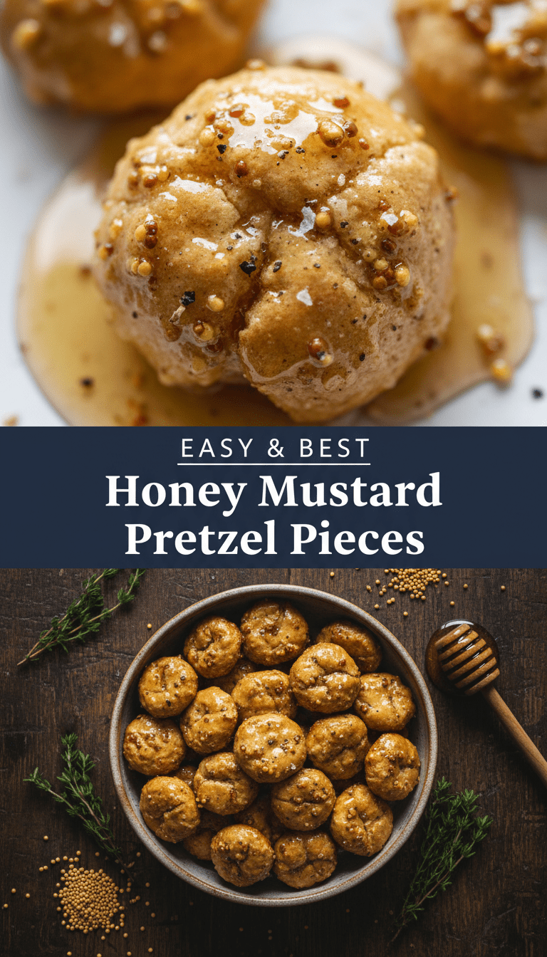 Mustaard Pretzel Pieces Recipe