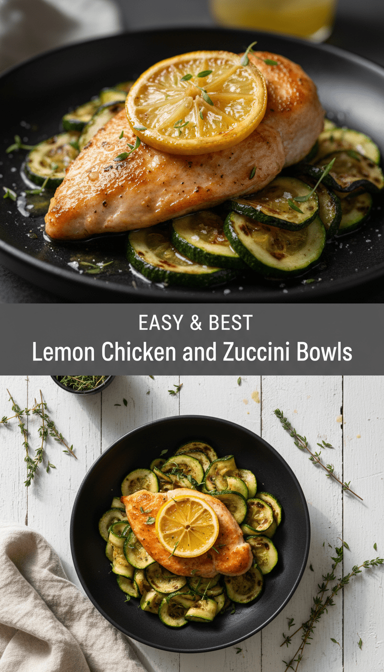 Chicken Zucchini Bowls Recipe