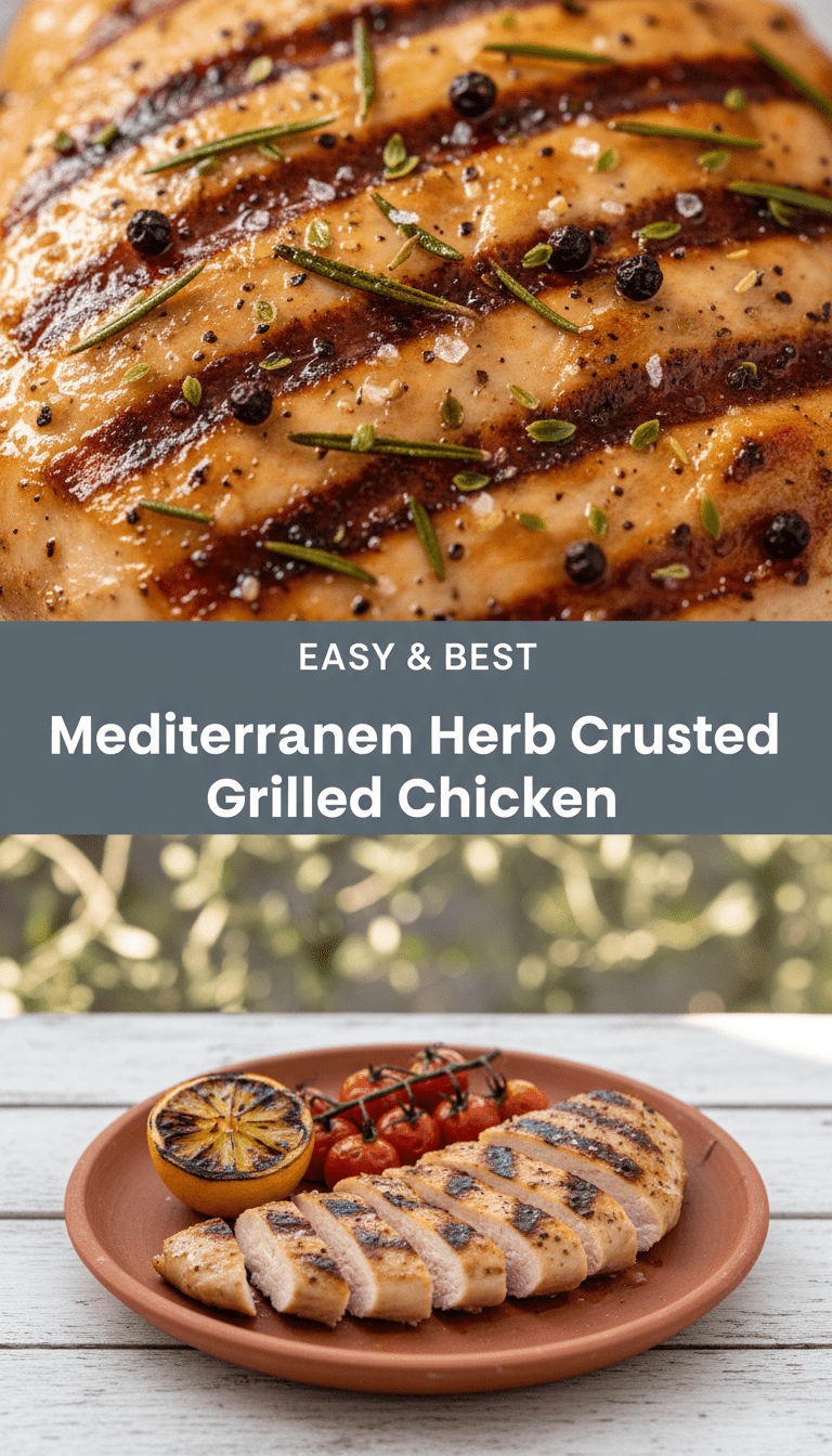 Crusted Grilled Chicken Recipe