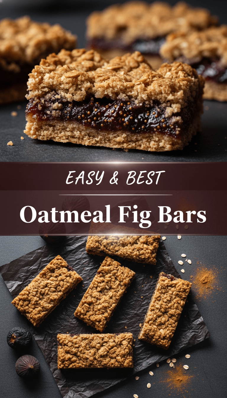 Oatmeal Fig Bar Recipe