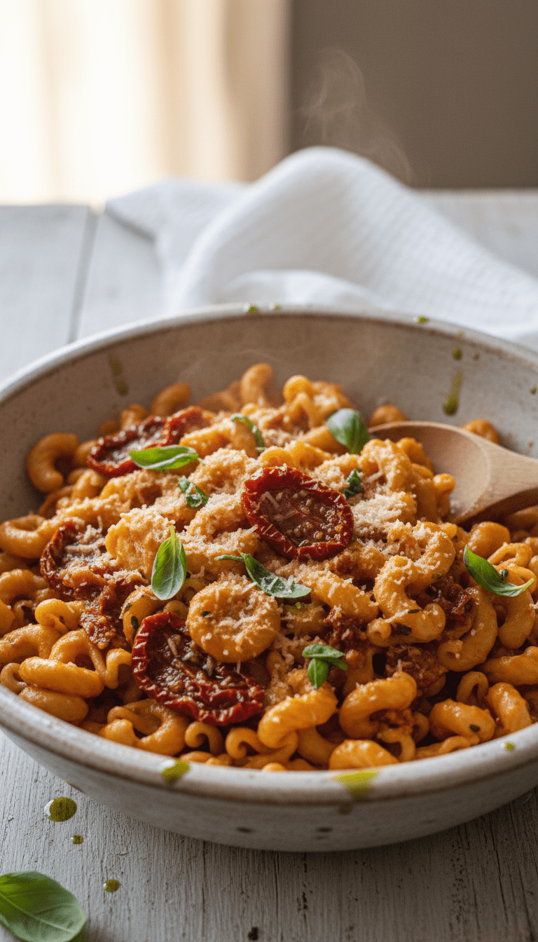 Sun dried Tomato Pasta Recipe