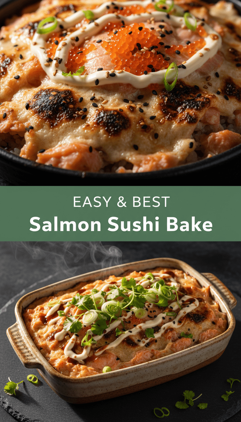 Salmon Sushi Bake Recipe