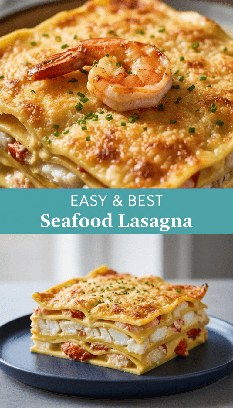 Seafood Lasagna Recipe
