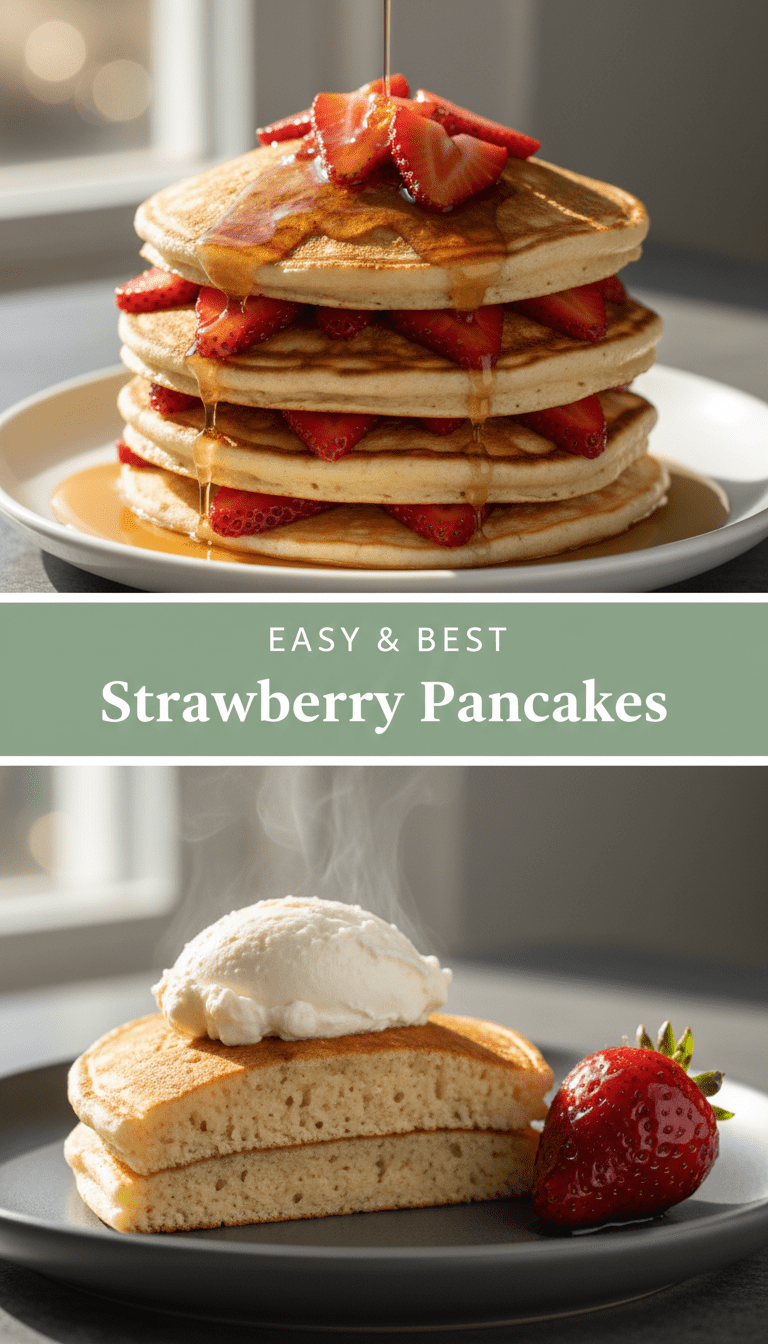 Strawberry Pancake Recipe
