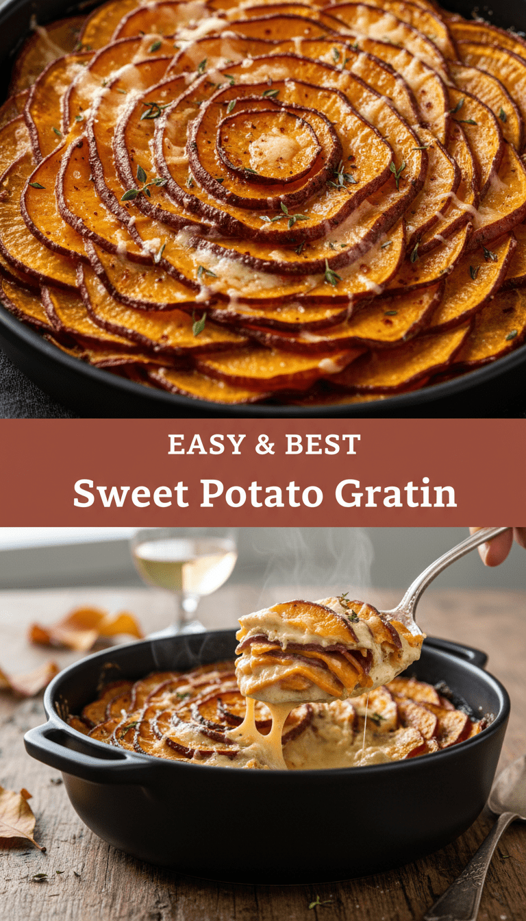 Sweet Potato Gratin Recipe