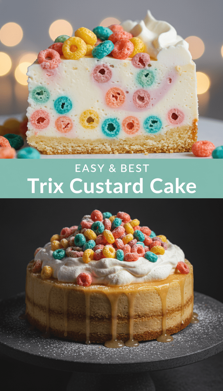 Trix Custard Cake Recipe