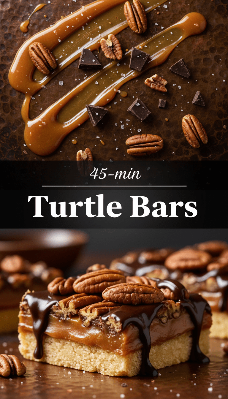 Turtle Bars Recipe