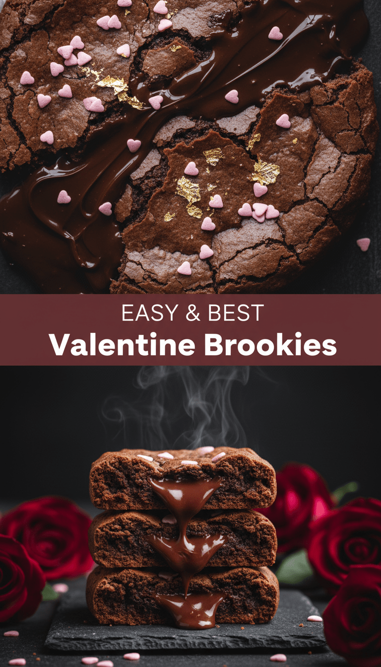 Valentine Brookies Recipe