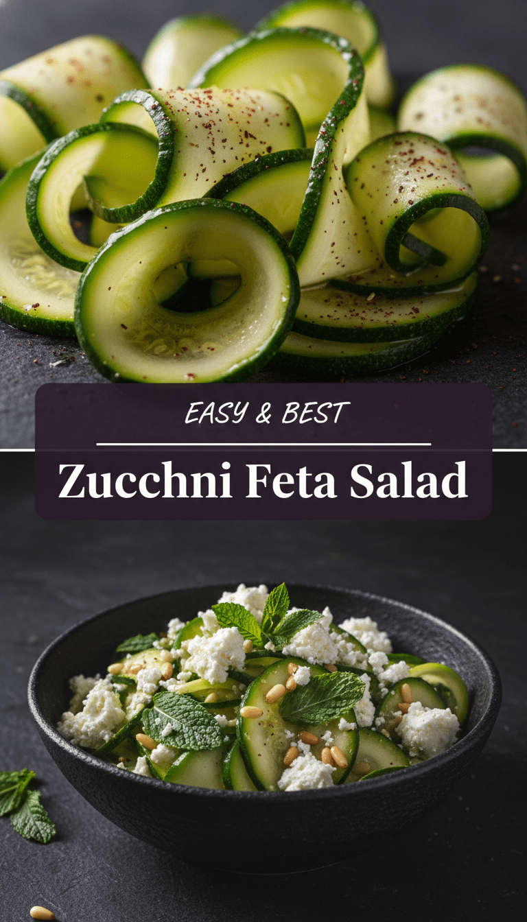 Zucchini Feta Salad Recipe