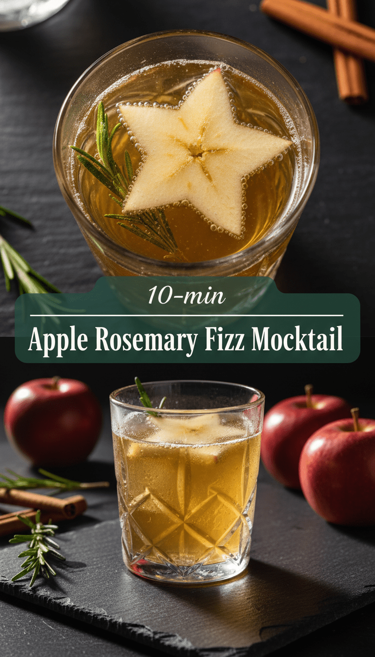 Rosemary Fizz Mocktail Recipe