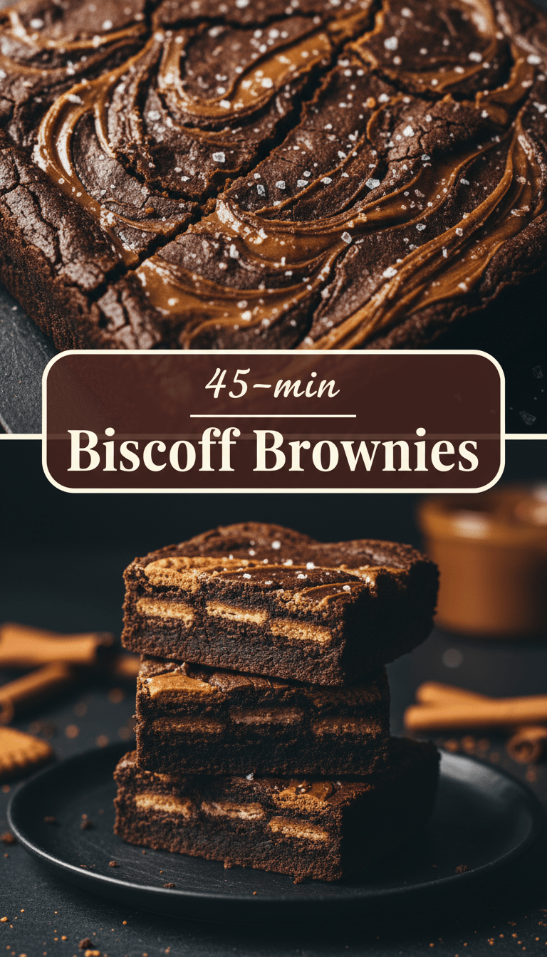 Biscoff Brownies Recipe