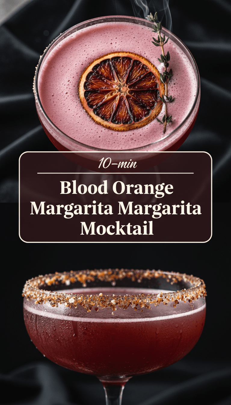 Orange Margarita Mocktail Recipe