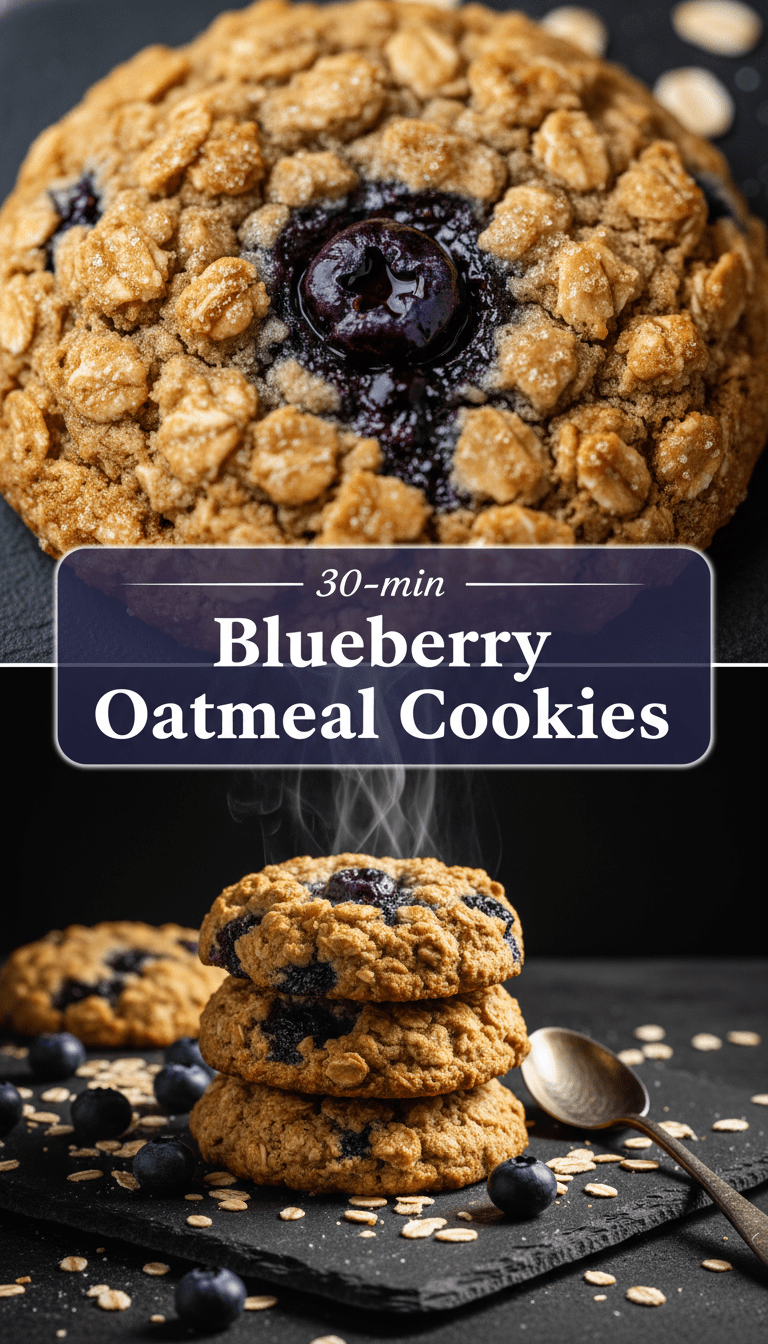 Blueberry Oatmeal Cookie Recipe