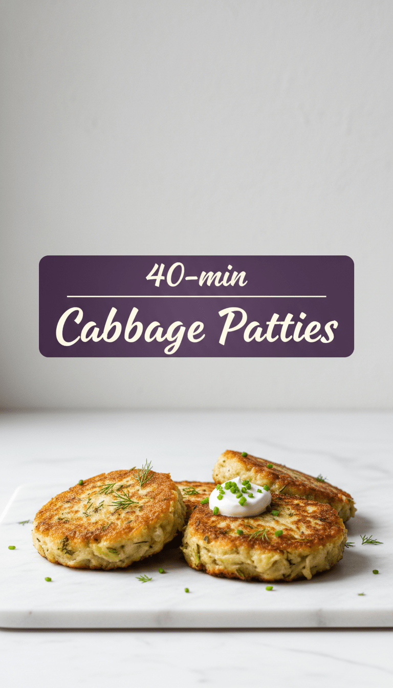 Cabbage Patties Recipe