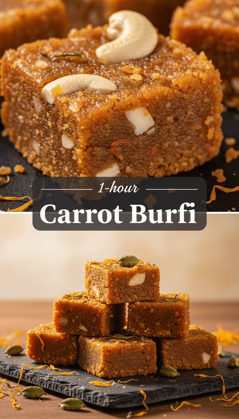 Carrot Barfi Recipe