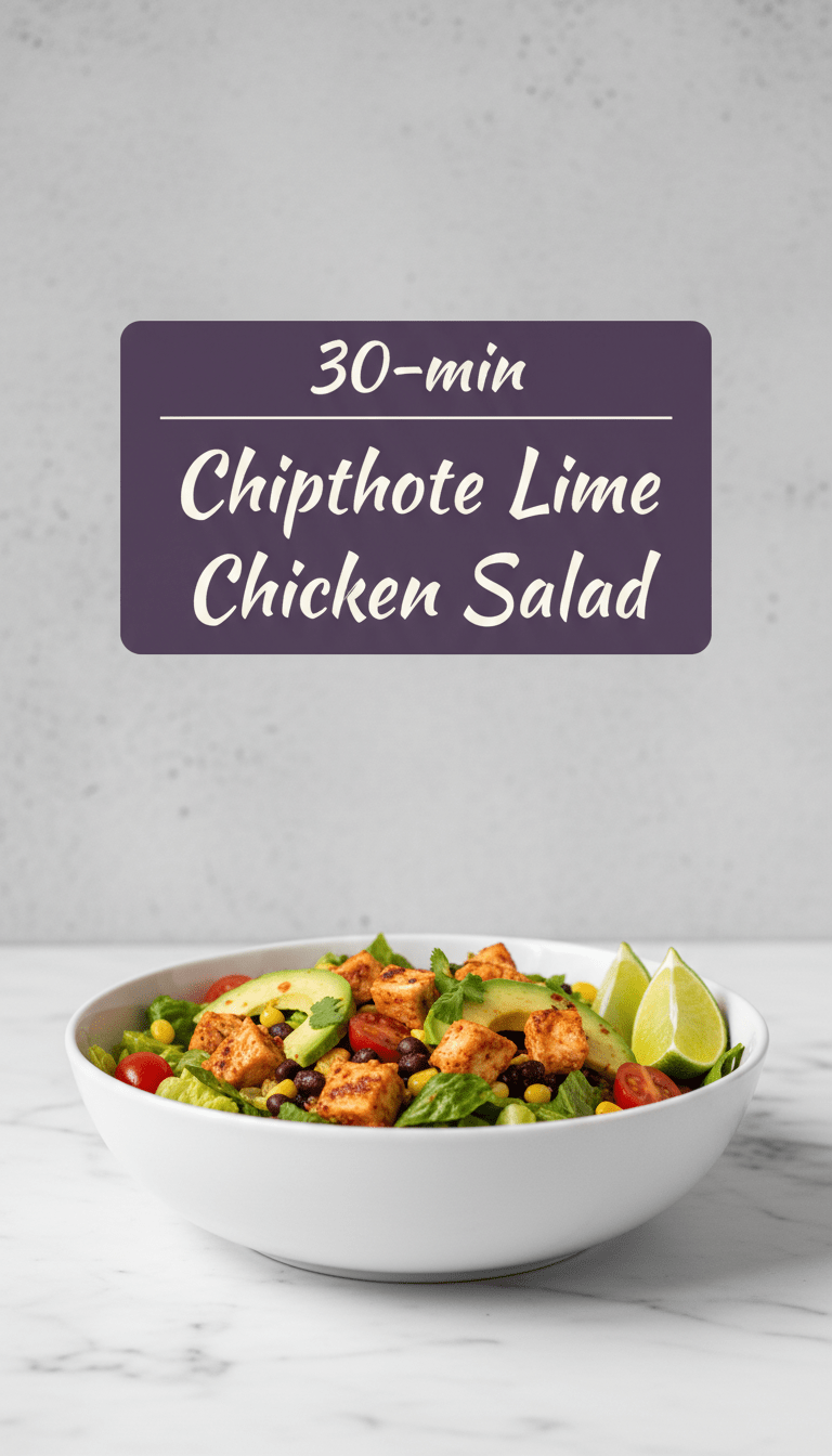 Lime Chicken Salad Recipe