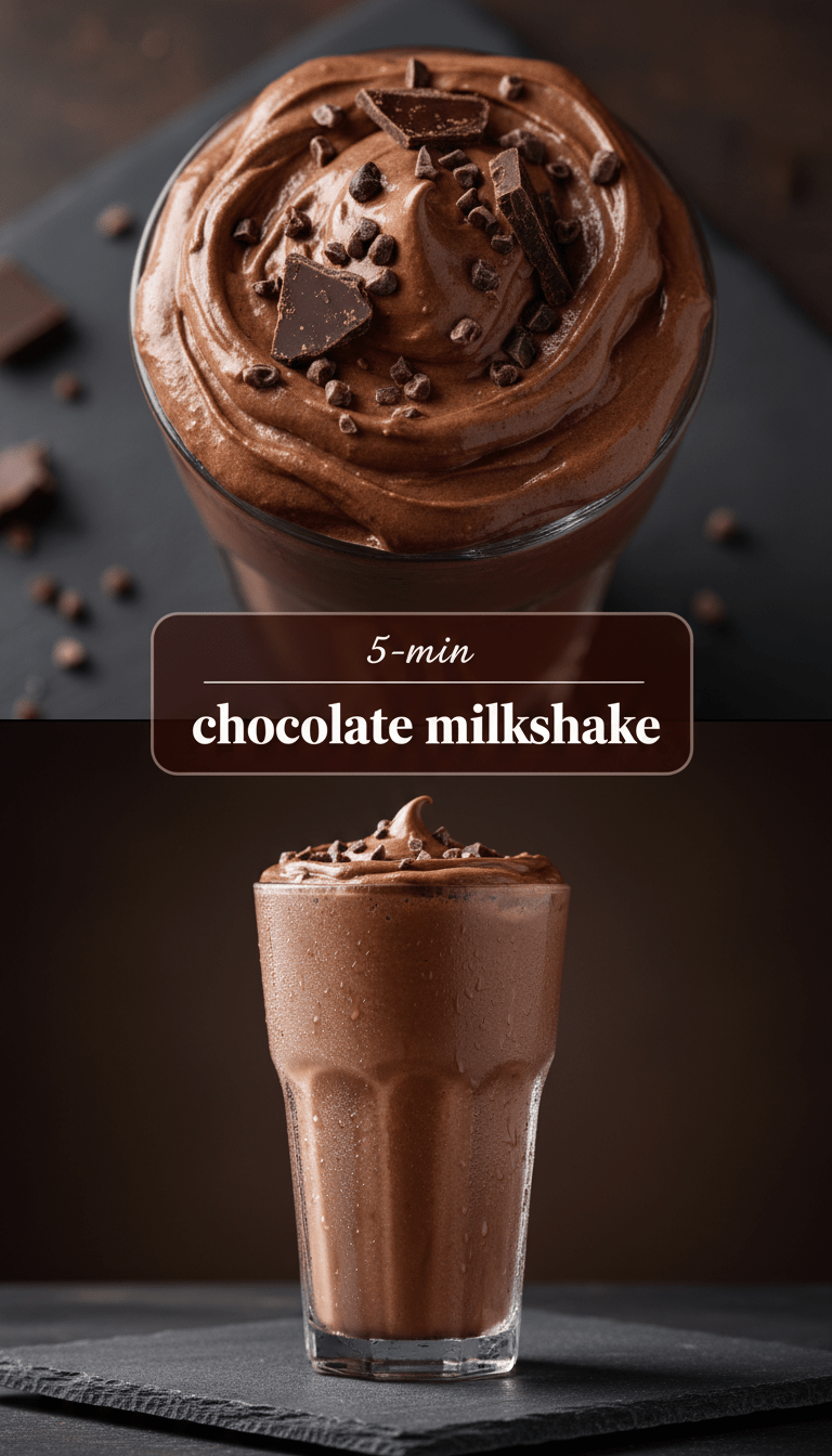 Chocolate Milkshake Recipe