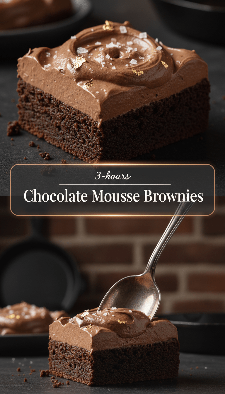 Mousse Brownies Recipe