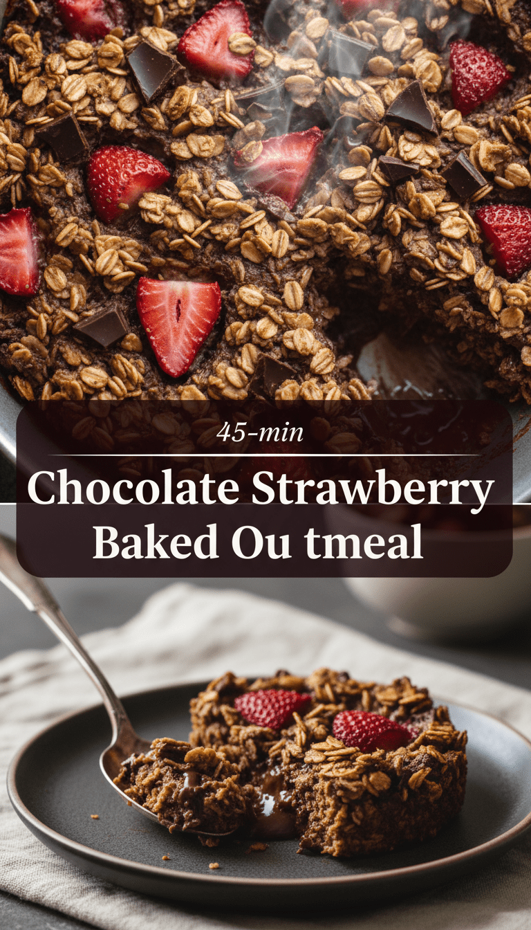 Strawberry Baked Oatmeal Recipe