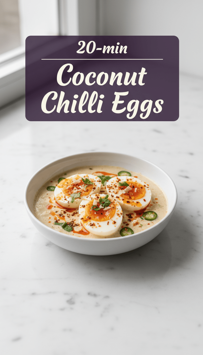 Coconut Chilli Eggs Recipe
