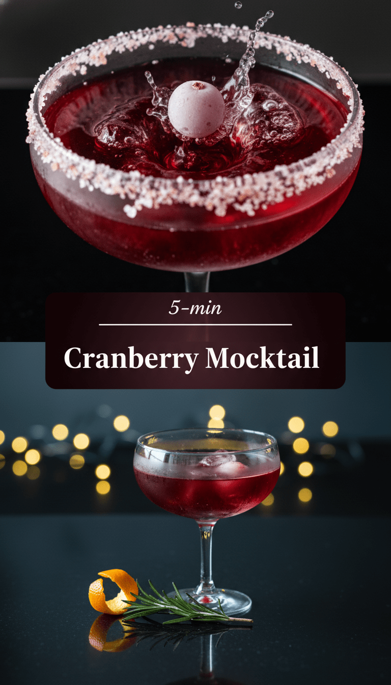 Cranberry Mocktail Recipe