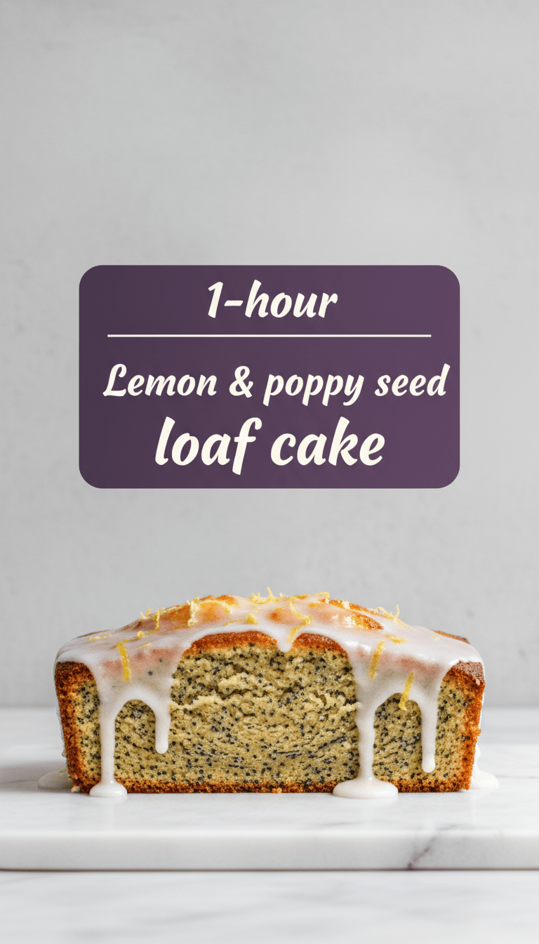 Poppy Seed loaf cake Recipe