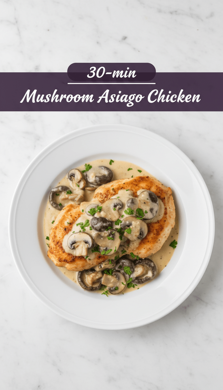 Mushroom Asiago Recipe