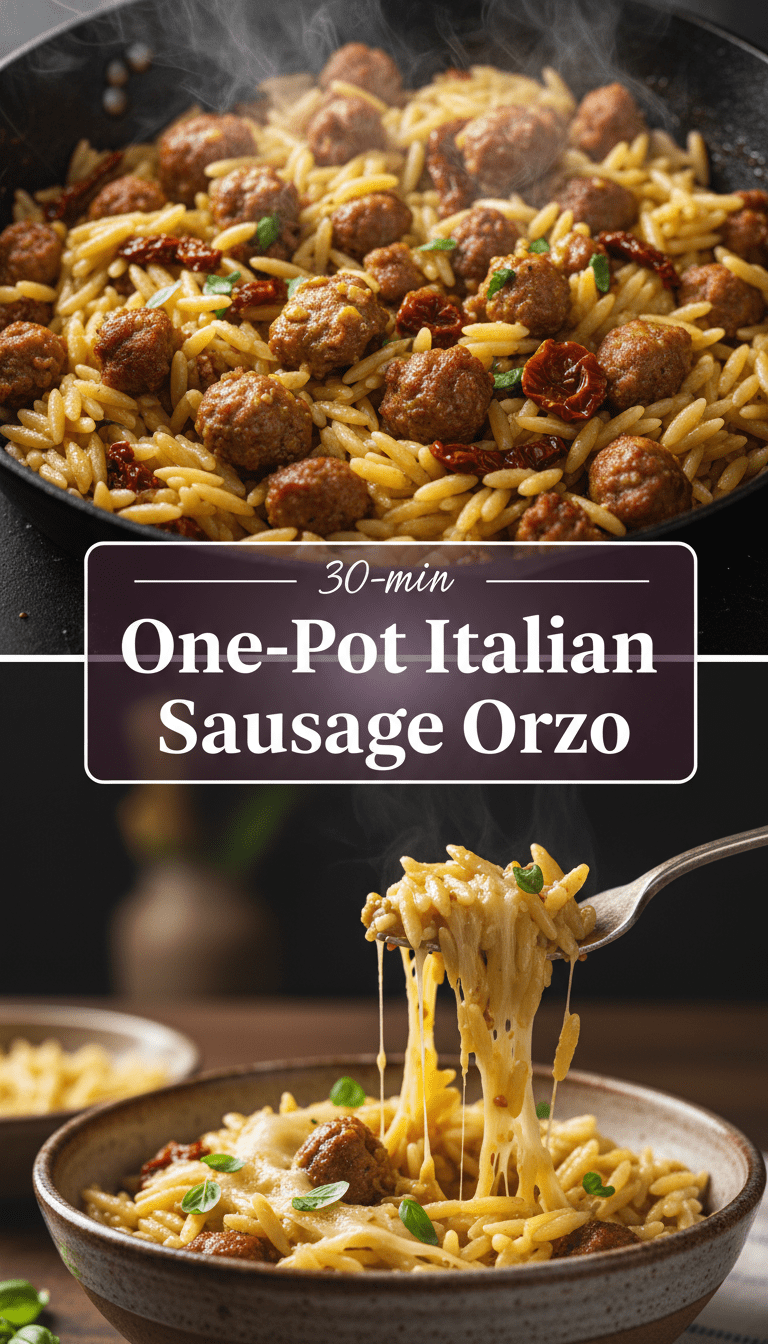 Italian Sausage Orzo Recipe