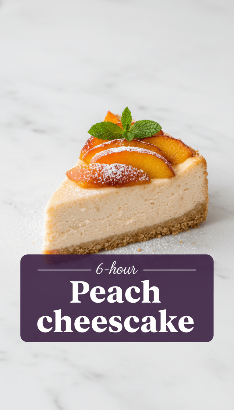 Peach Cheesecake Recipe