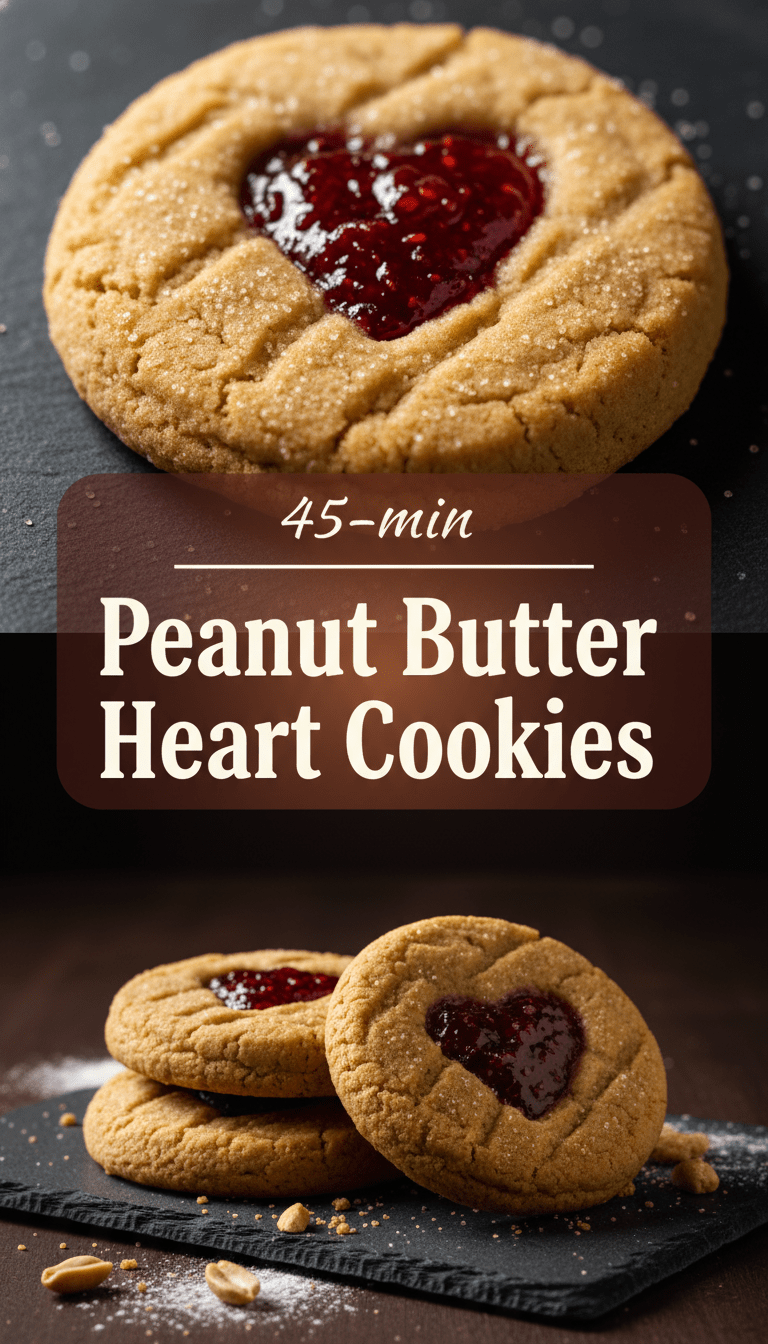 Peanut Butter Heart Cookie Recipe