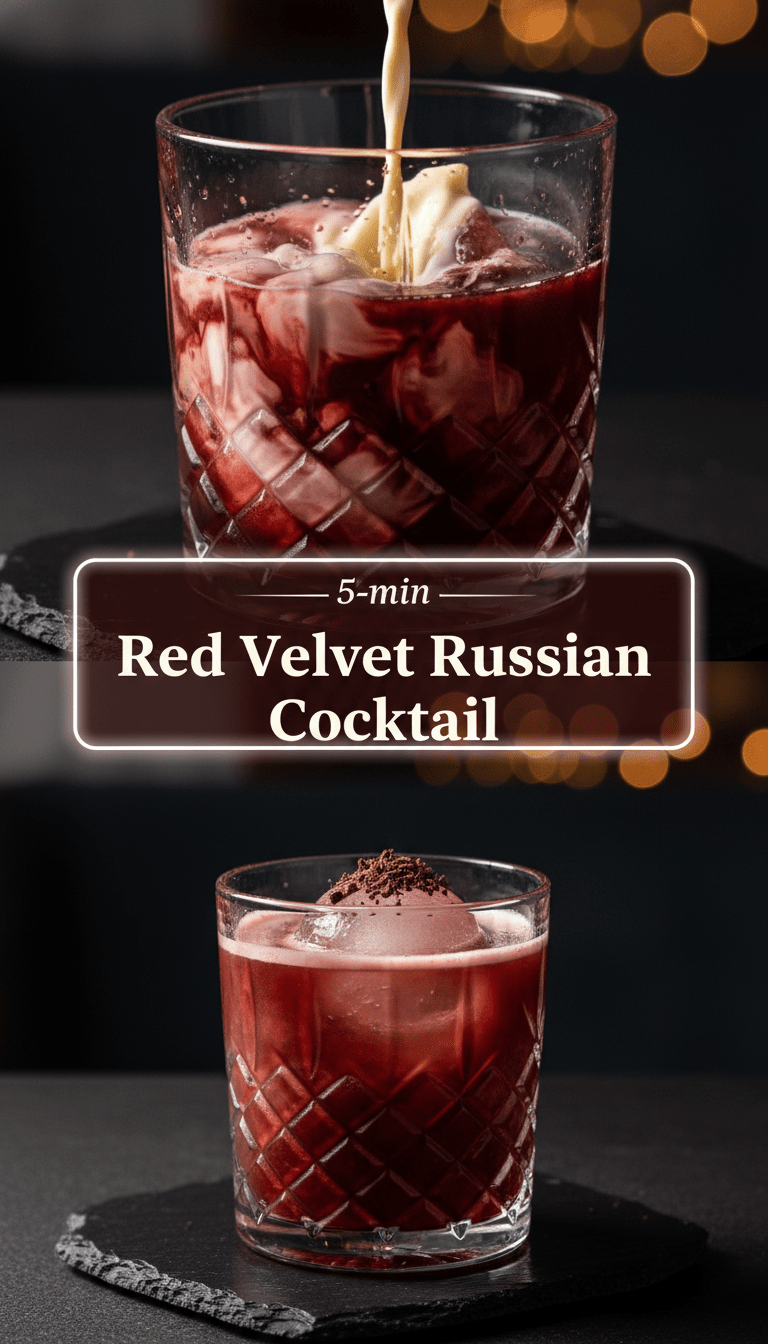 Red Velvet Russian Cocktail Recipe