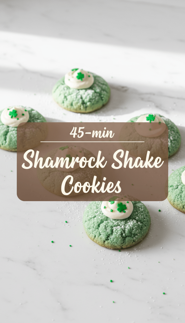 Shamrock Shake Cookie Recipe