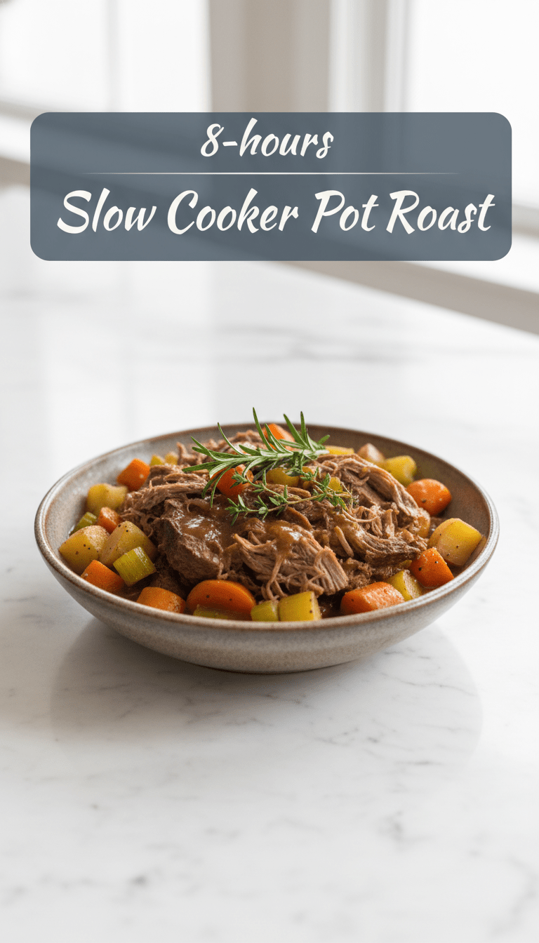 Slow Cooker Pot Roast Recipe