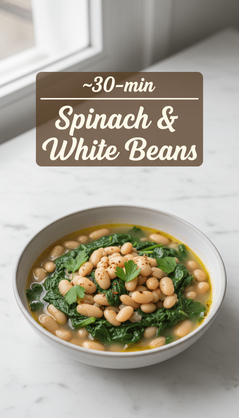 Spinach and White Beans Recipe
